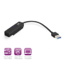 Adaptador Ewent USB 3.1 para SSD/HDD 2.5"