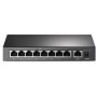 TP-Link Switch 9 portas Desktop Switch with 8 Portas PoE+