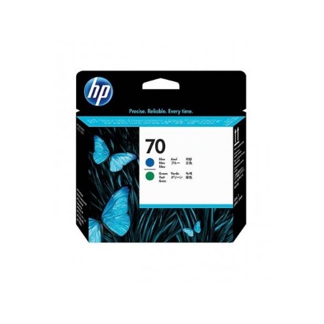 HP 70 (C9408A) Green and Blue