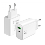 Ewent Carregador USB-C e USB-A QC3.0  30W