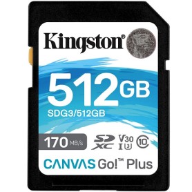 SD Kingston Canvas Go Plus C10 UHS-I U3 V30 512GB