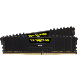 Corsair 16GB (2 x 8GB) DDR4 3000MHz Vengeance LPX Black