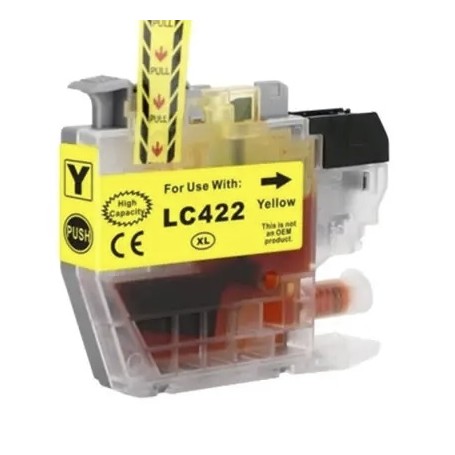 Brother LC422XLY Yellow Compativel