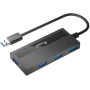 Hub Equip 4 Port USB 3.2 c/ Adaptador USB-C
