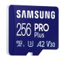 MicroSD Samsung 256GB Pro Plus UHS-I SDHC U3 V30 A2 c/adaptador