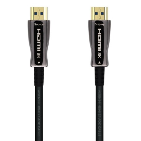 Cabo Aisens HDMI 2.1 AOC 8K HDMI M / HDMI M 50 m Preto